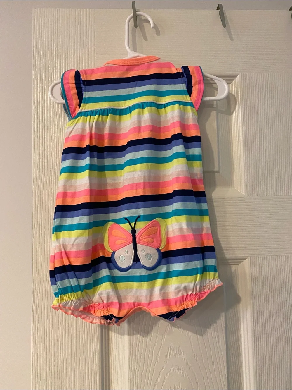 6 Month Button Up Onesie Romper